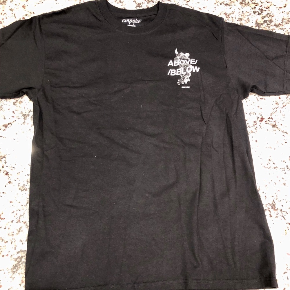 Empyre Above/Below Black Floral T